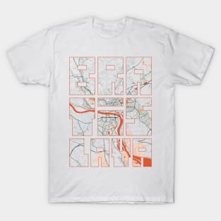 Bratislava, Slovakia City Map Typography - Bohemian T-Shirt